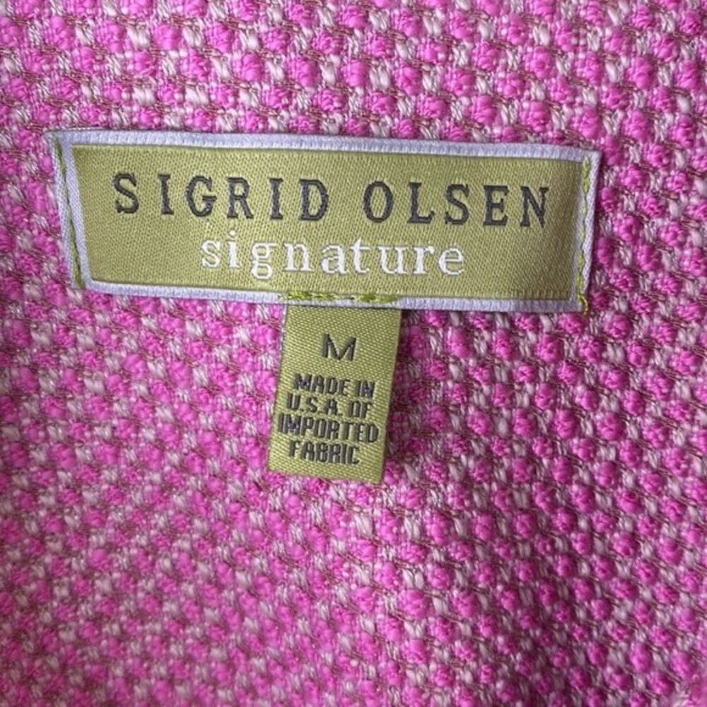 Sigrid Olsen Signature Button Front Tweed Spring … - image 5